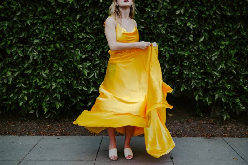 Κίτρινο φόρεμα